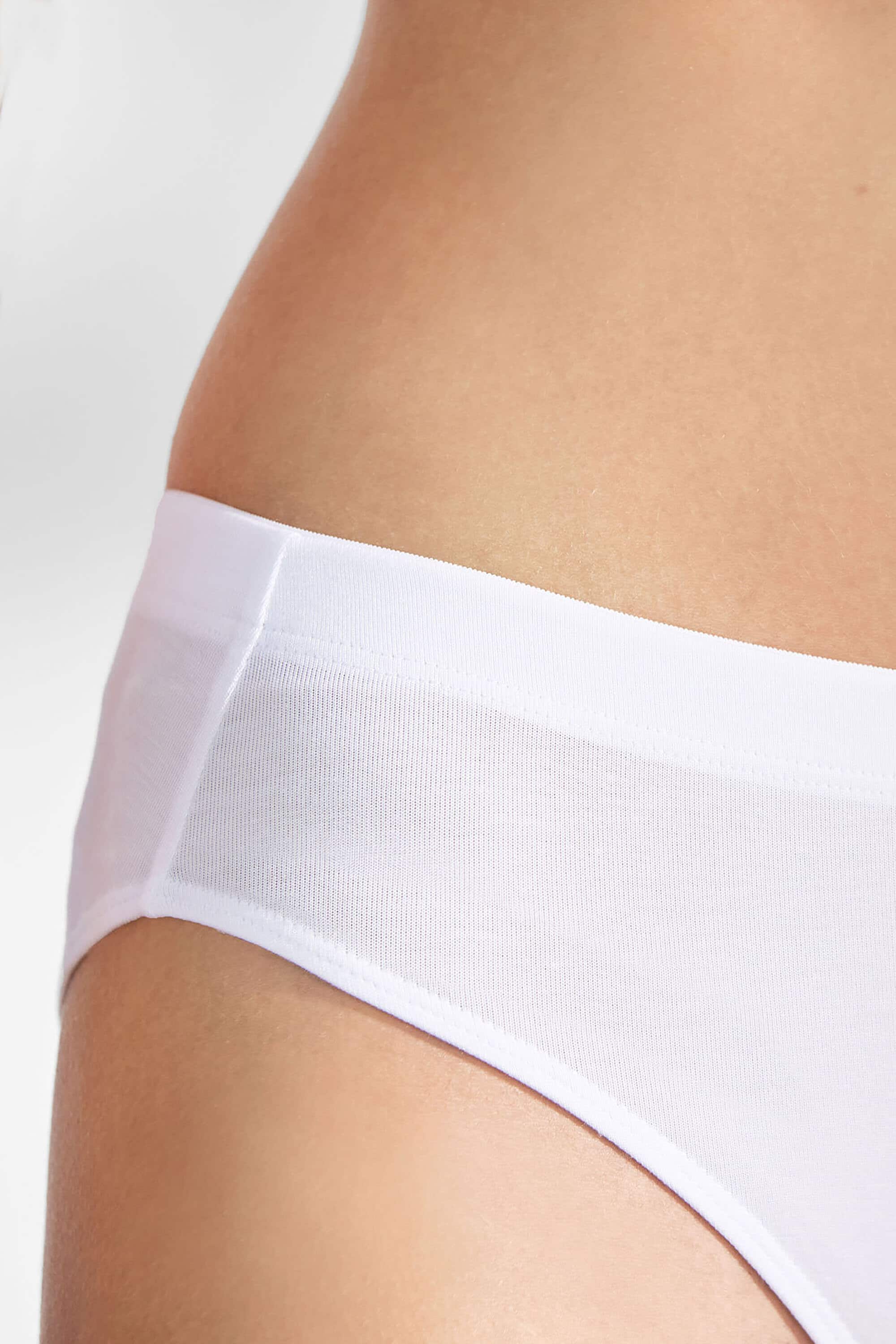women underwear, panty, micromodal Color White Size Small
